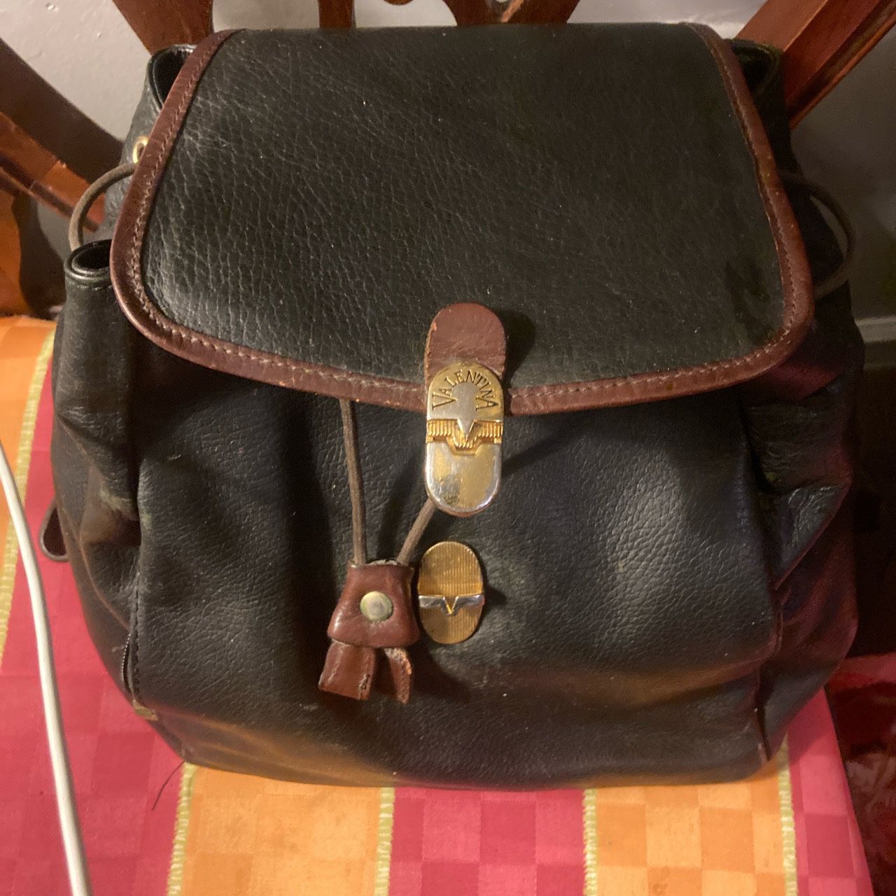 Valentina Italian Leather Backpack