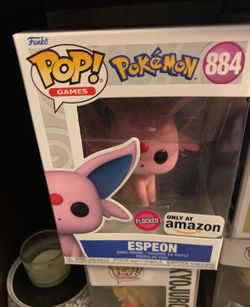 Espeon Flocked Pokémon Funko $15