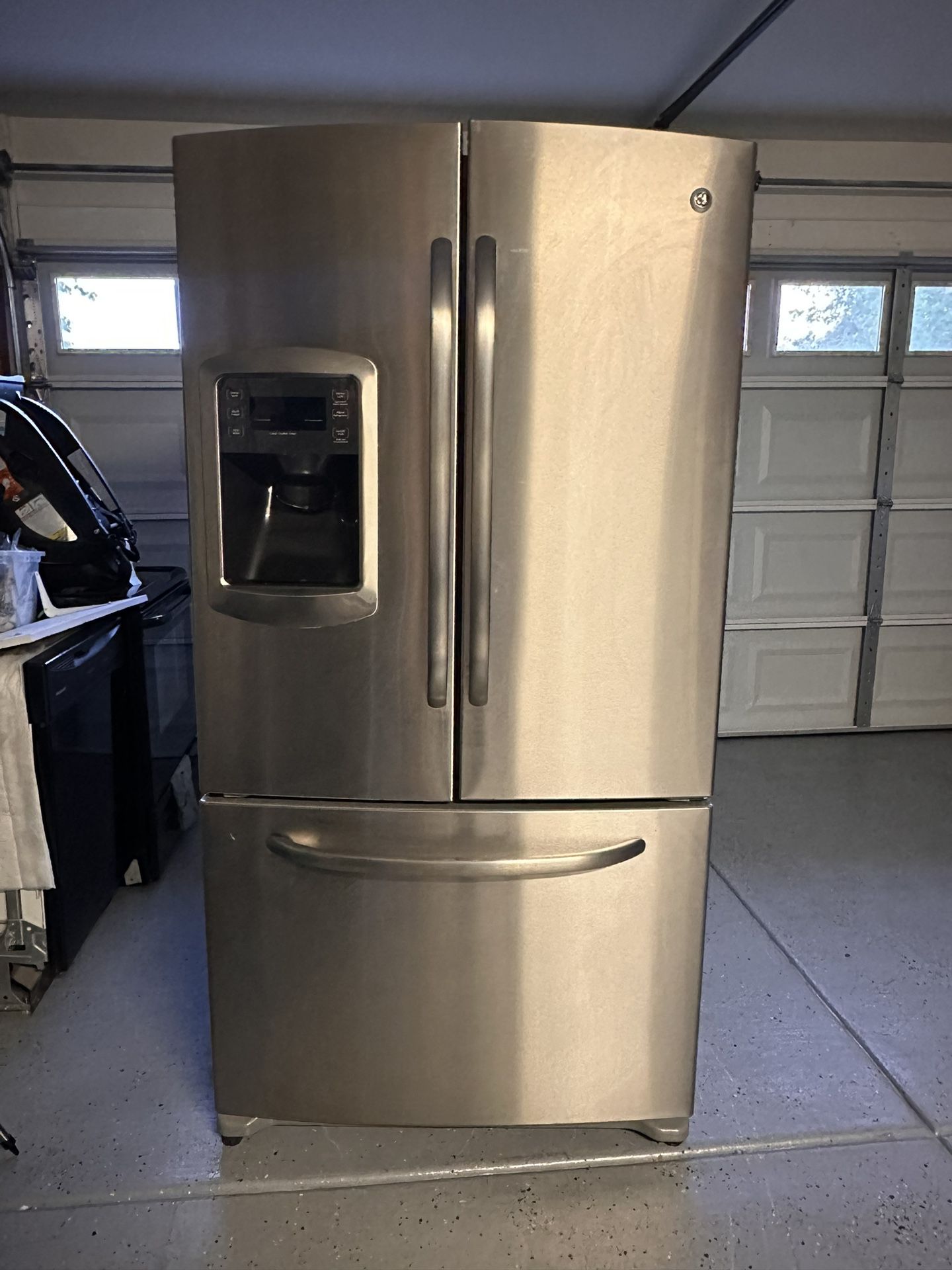 Large GE Stainless steel refrigerator