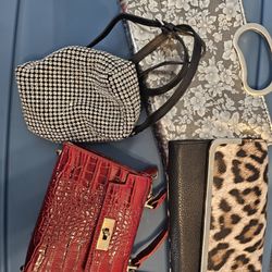 Four stylish handbags