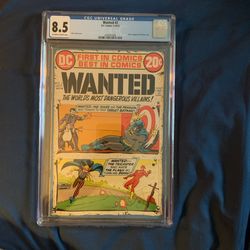 DC Comics Wanted #2 1972 CGC Graded 8.5 Comic Book