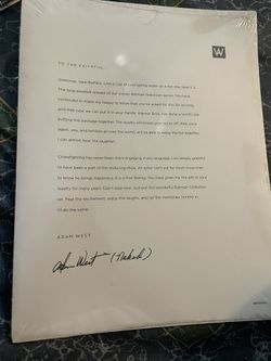  Batman Joker Is Wild TV Screenplay Facsimile Reproduction Promo Robert Dozier