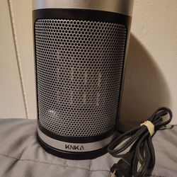 KNKA Space Heaters for Indoor Use, Portable Electric Heater with Thermostat