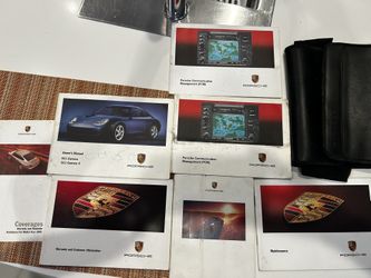 Porshe 911 2001 Manual Handbooks And CDs 