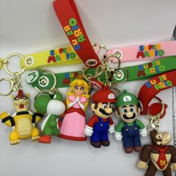 Super Mario Keychains 