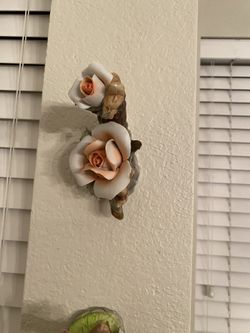 Rose Wall Decor / Wall Art ( Each 2)