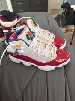 Pre-Owned 2019 Nike Air Jordan 6 Rings MultiColor