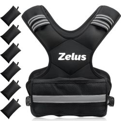 Vest with 6 Ironsand Weights for Workouts
