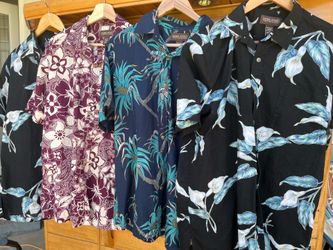 Like new 4 men’s aloha shirts for $20