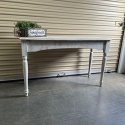 Beautiful Farmhouse Shabby Chic Look Entry Table Coffee Bar Sofa Table 