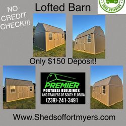 10x20 Side Lofted Barn