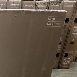 SAMSUNG 75-Inch Class QLED 4K Q80C Series Quantum HDR+, Dolby Atmos Object Tracking Sound Lite, Direct Full Array, Q-Symphony 3.0, Gaming Hub, Smart T