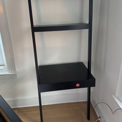Small Crate and Barrel leaning wall desk