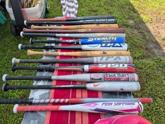 Base ball bats. Everything included.  50.00