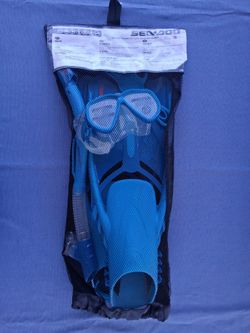 Sea-Doo Unisex Adult Mask, Snorkel & Fins Set