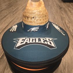 Philadelphia Eagles Straw Hat Sombrero Cap Beach Festival Pool Summer Sports tools Lawn Party Gorra 