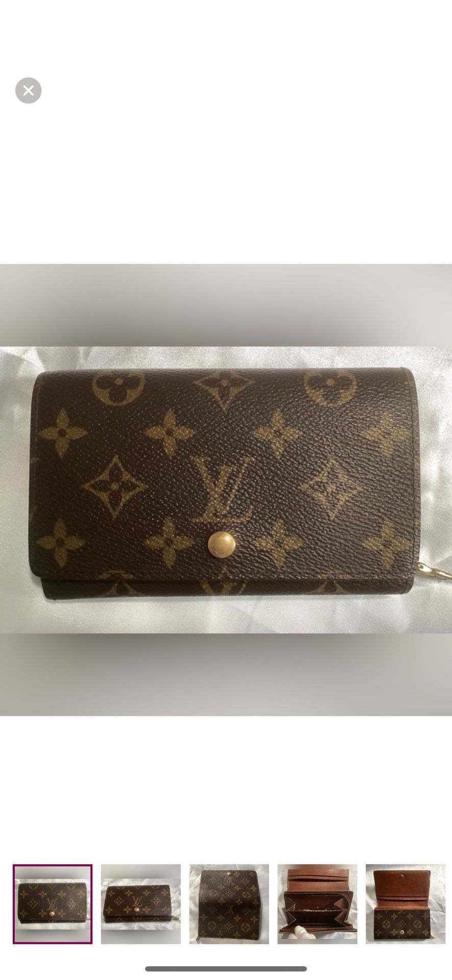 Louis Vuitton monogram wallet authentic
