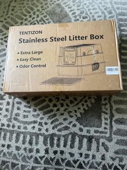 Stainless steel litter box