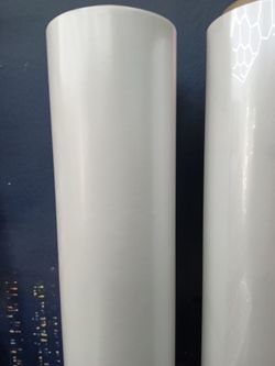 Satin white vinyl wrap roll