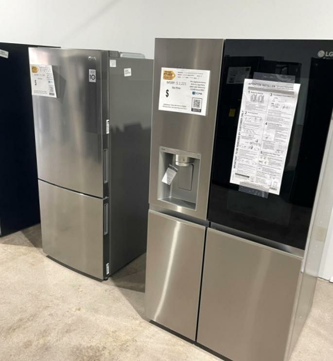 New (Never Used) Refrigerators HALF OFF