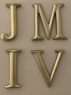 Gold Letters