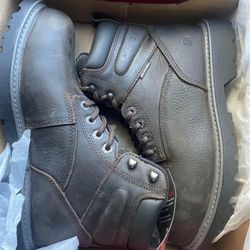 Wolverine Steel Toe Work Boots Size 8