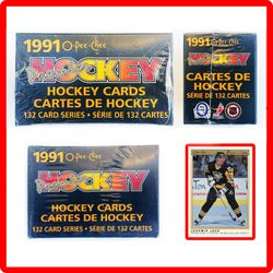 1991 0-Pee-Chee Premier Hockey Set Jaromir Jagr Rookie
