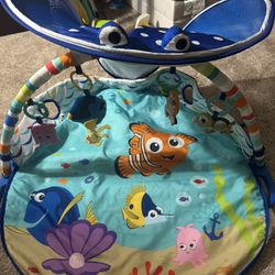 Disney Baby Finding Nemo Mr. Ray Ocean Lights & Music Activity Play Gym
