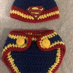 Baby Crochet De Superman