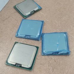 Assortment Of Intel Cpus.