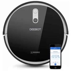 Ecovacs Deebot 711 Robot Vacuum Cleaner with Smart Navi 2.0, Systematic Mapping Cleaning, Wi-Fi Connectivity, Ideal for Pet Hair, Carpets, Hard Floor 
