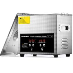 Ultrasonic Cleaner 3L Digital Sonic Jewelry Cleaner Heated Stainless Steel Parts Cleaner