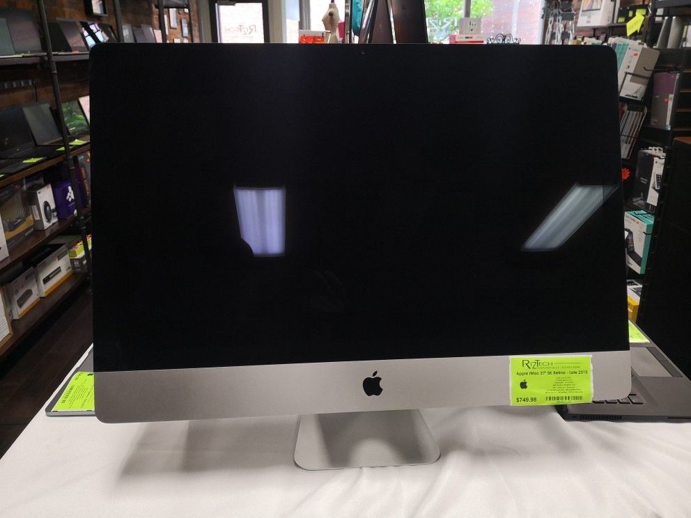 Apple iMac Late 2015 i5 @3.2GHz 16GB RAM 512GB SSD 2GB GPU 27" 5K Retina Screen