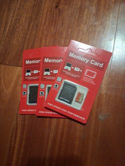 Memory Cards, NEW