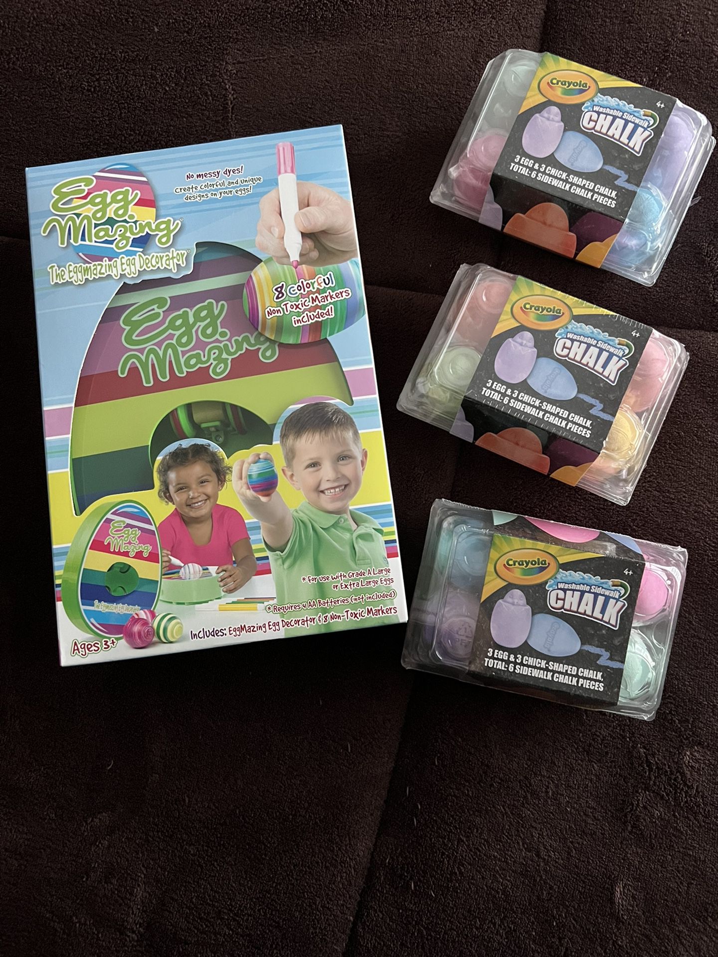 Easter Egg making And 3 Cases Of Chalk Eggs 