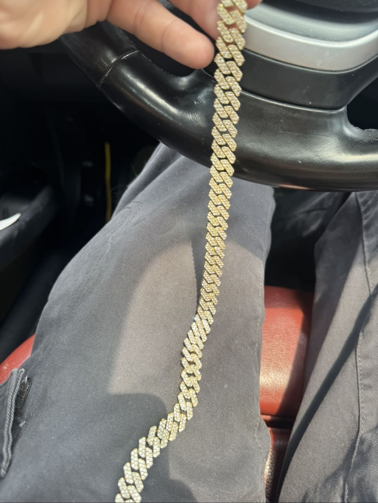 18 Inch Moisannite Diamond Chain