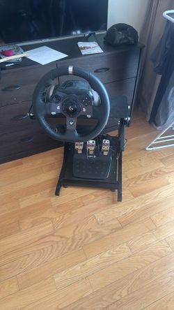 Logitech Wheel Pedals And stand With Extension Wires