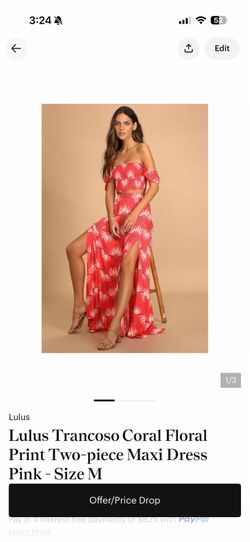 2 piece maxi dress