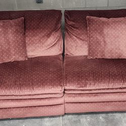 Couch Sofa-Reclining $30