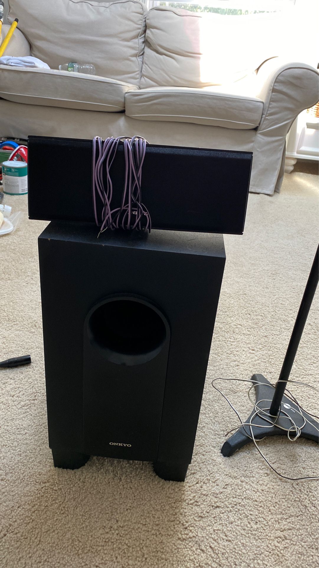 4 way Onkyo sound system.