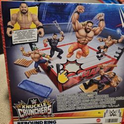 WWE Knuckle Crunchers Rebound Wrestling Ring 