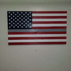 Custom Wood Flag