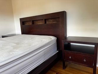 Queen Size Bed + Box Spring for $40