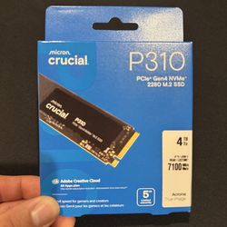New Crucial P310 4TB SSD, PCIe Gen4 NVMe. Shoot me offer!!