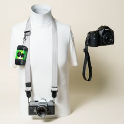 Camera Strap Set Neck + Wrist Peak Design Anchors Quick Release Silver Grey Black