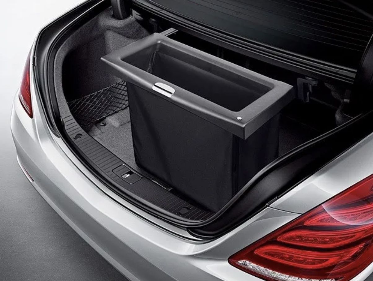 Genuine Mercedes Benz  C Class Sedan 2020 Trunk Comfort Box Storage and manual