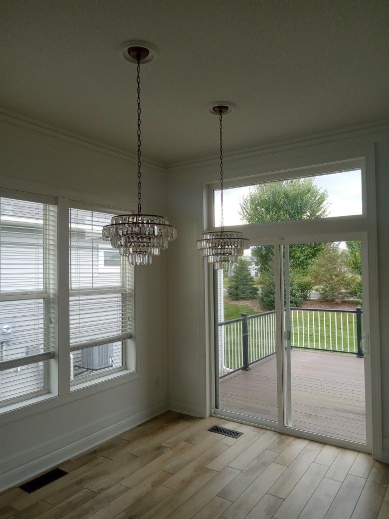 Pottery Barn Crystal Chandeliers