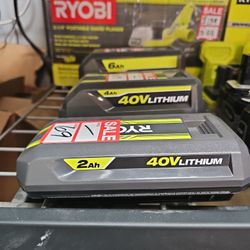 Ryobi 40v Batteries 