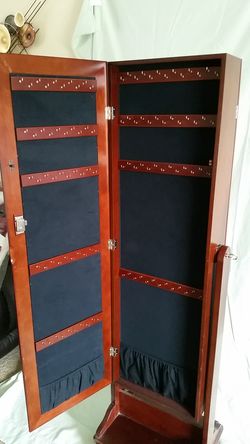 Double sided 2024 jewelry armoire