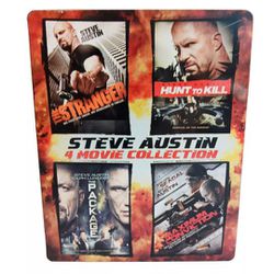 Stone Cold Steve Austin 4 Pack Blu-ray Boxed Set Steelbook No Scatches On  Discs